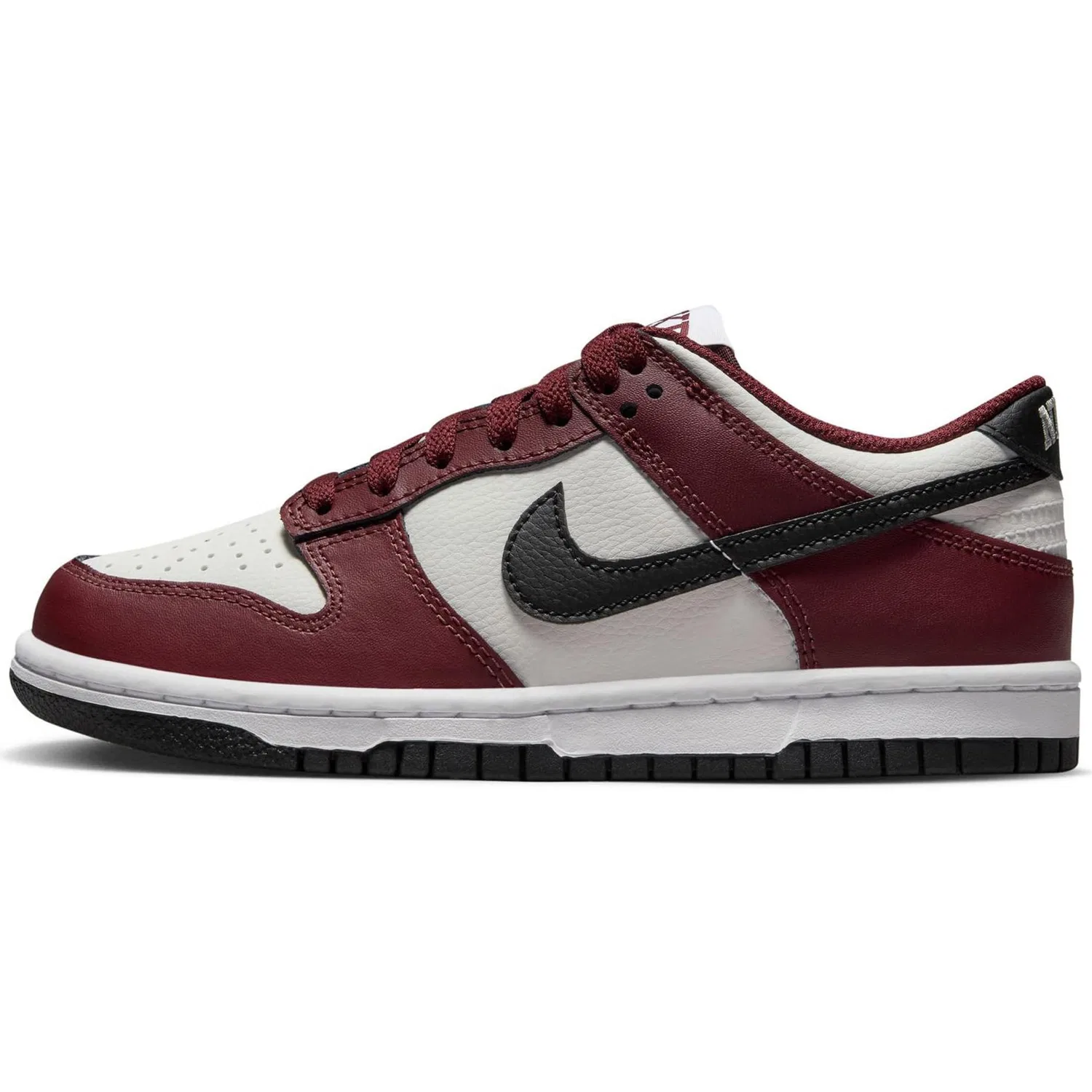 Детские кроссовки для мальчиков с низким верхом Dunk Low Gs NIKE, Bordeaux Bianco