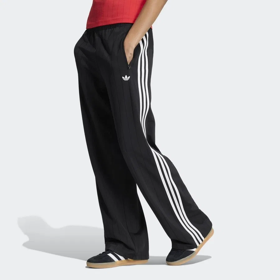 Спортивные штаны с принтом Pinstripe Firebird Loose adidas, Черный