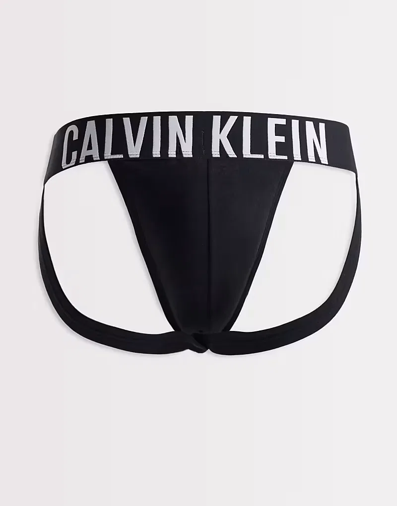 Трусы-бандажи Calvin Klein Intense Power, комплект из 3 штук, черный, с цветными поясами — фото 3