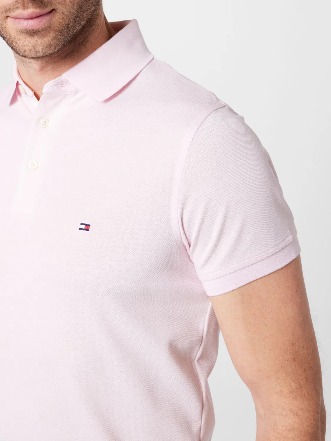 Рубашка Tommy Hilfiger CORE 1985 розового цвета — фото 2