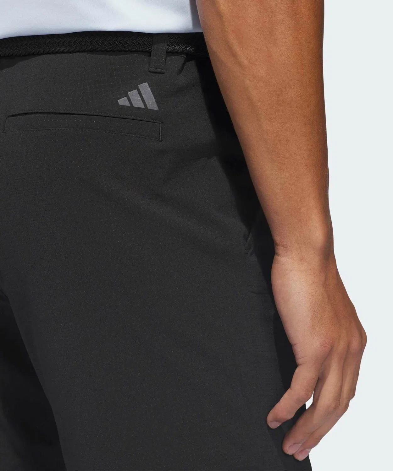 Мужские шорты для гольфа с рипстоп-тканью Ultimate 365 9" Melt Away Adidas, Black — фото 4