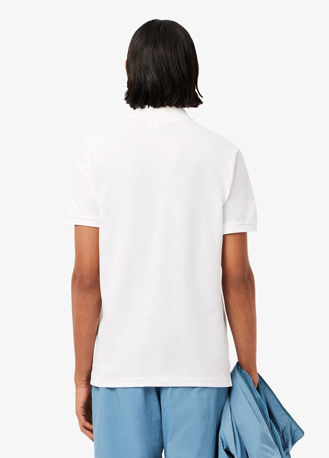 Поло Lacoste L.12.12 Slim Fit, белый — фото 3