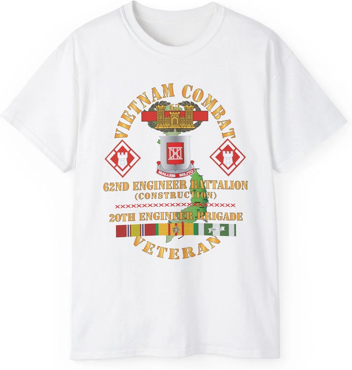 Мужская футболка с круглым вырезом Gildan 2000, White