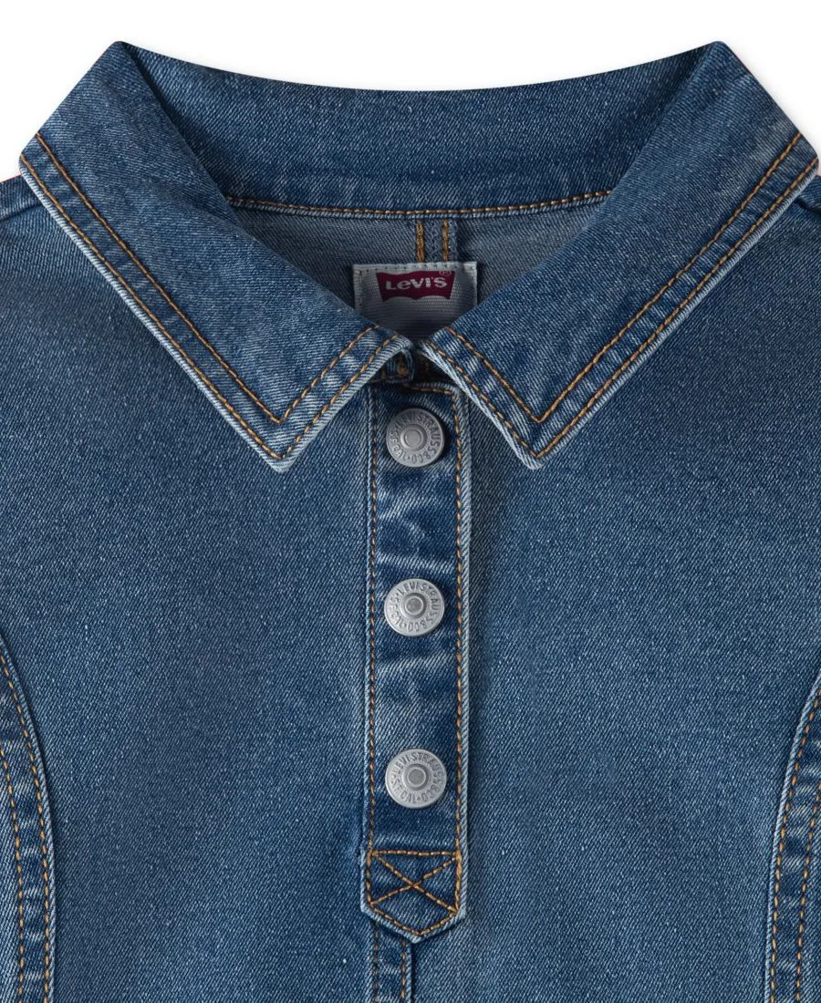 Платье с длинным рукавом, на пуговицах, из денима Levi's, Drew Me In — фото 3