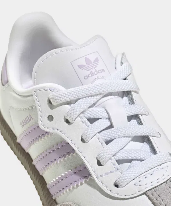 Кроссовки Samba OG Comfort Closure Infant, Adidas Kids, светло-фиолетовый — фото 4