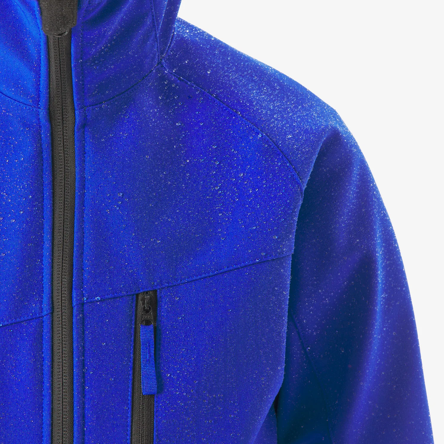 Детская ветрозащитная куртка Hike900 Quechua, Indigoblau / Rauchschwarz — фото 3
