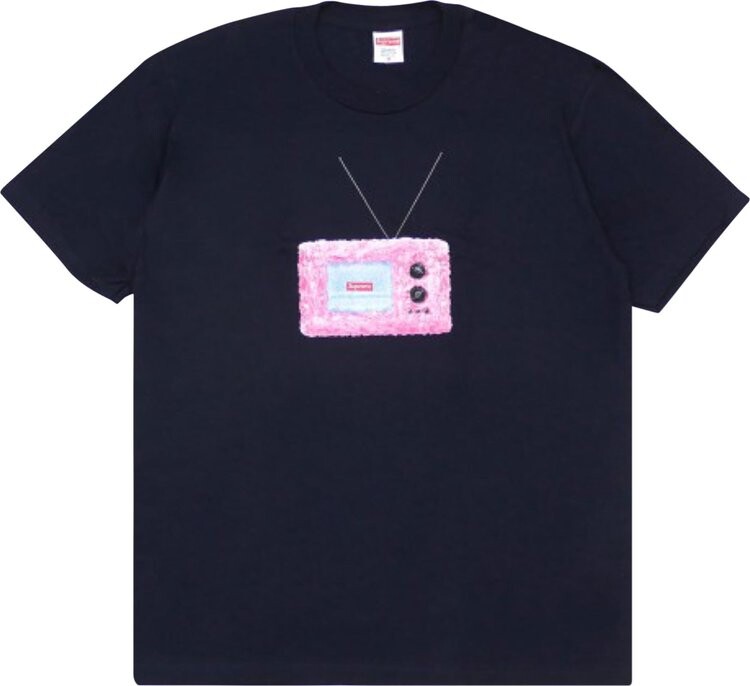 

Футболка Supreme TV Tee 'Navy', синий