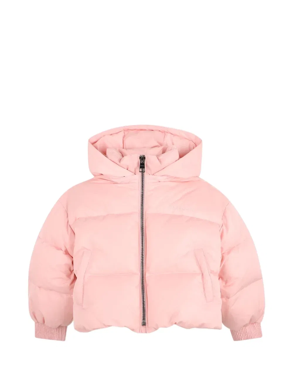 Пуховик с капюшоном Givenchy Kids, розовый
