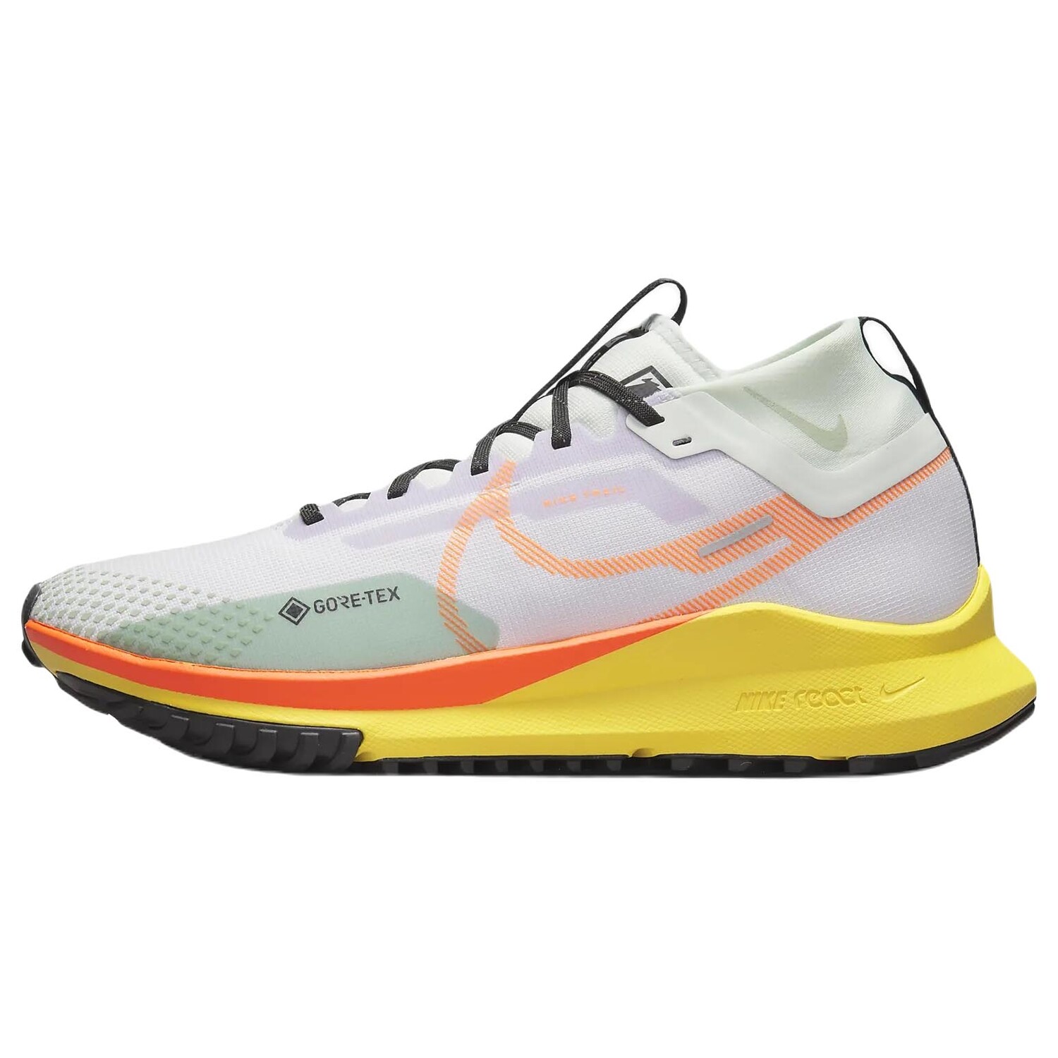 

Кроссовки Nike React Pegasus Trail 4 Gore-tex, зеленый/оранжевый/желтый