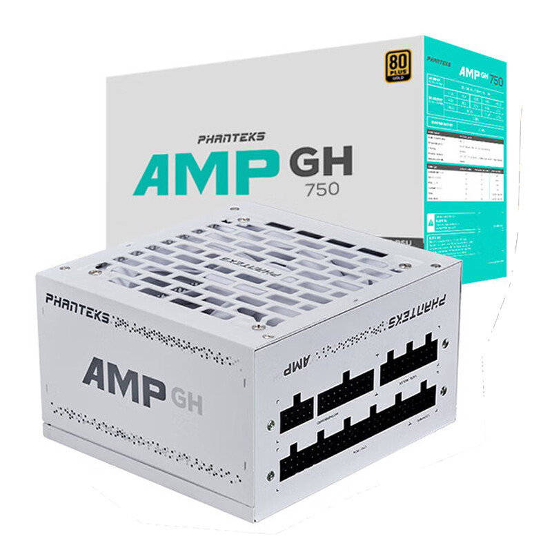 

Блок питания Phanteks AMP GH 750W Gold, 750 Вт, белый