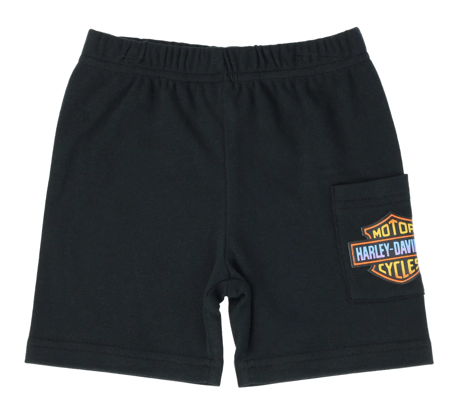 Детский трикотажный комплект с принтом мотоцикла и логотипом H-D Harley Davidson, Grey Heather/Black — фото 2