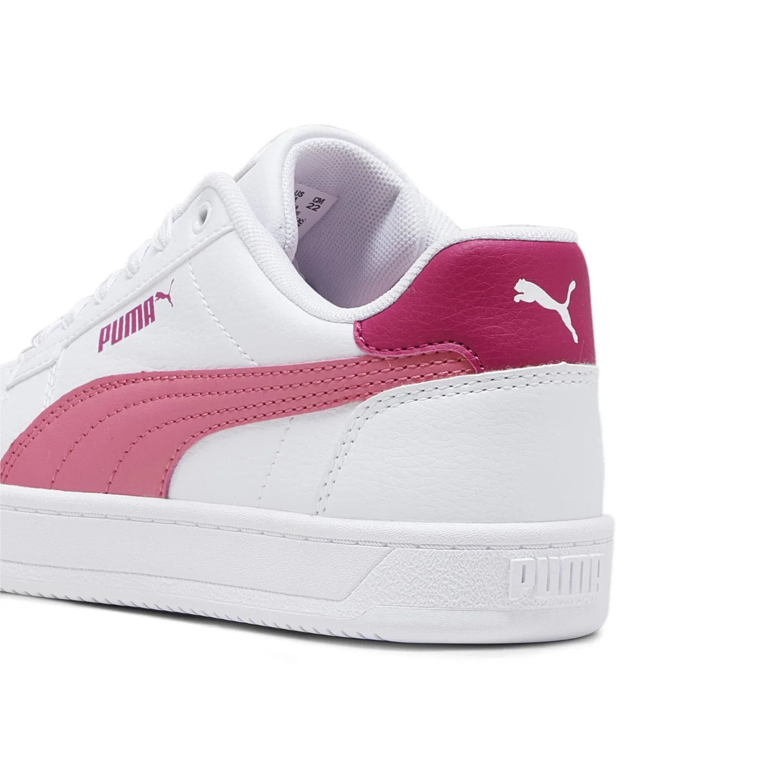 Детские кроссовки для мальчиков с перфорированным верхом PUMA Caven 2.0 Jr, White Strawberry Burst Pinktastic Pink — фото 3