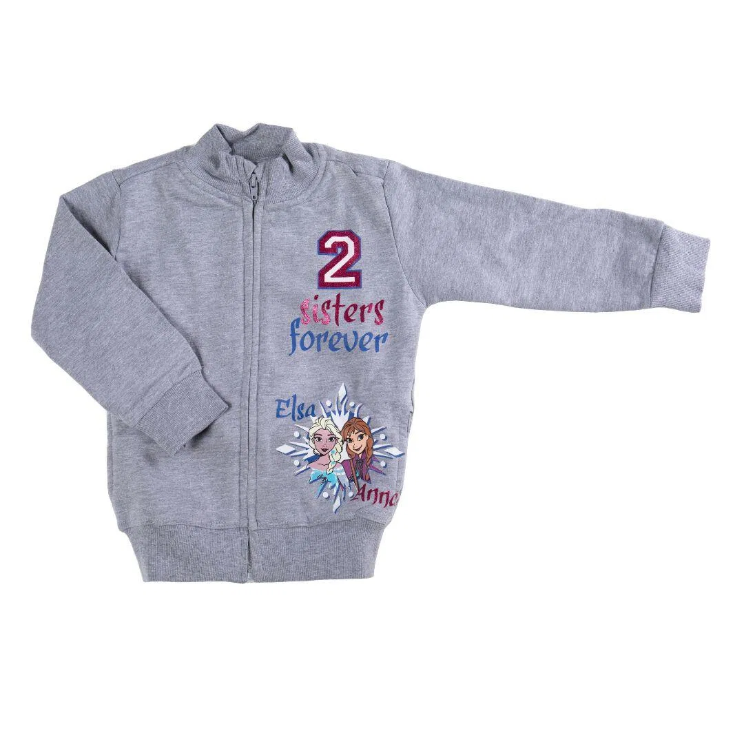 Детский спортивный костюм с принтом Disney Frozen 3/4 Jahre, Grau — фото 2