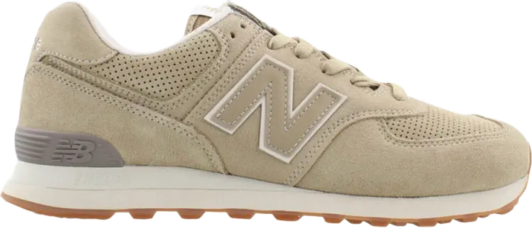 

Кроссовки New Balance 574 Suede 'Beige', загар, Бежевый, Кроссовки New Balance 574 Suede 'Beige', загар
