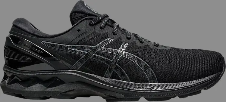 

Кроссовки gel kayano 27 4e wide 'triple black' Asics, черный