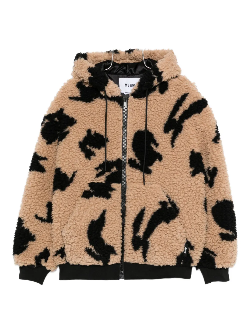 

Куртка с капюшоном и принтом в виде кролика MSGM, коричневый