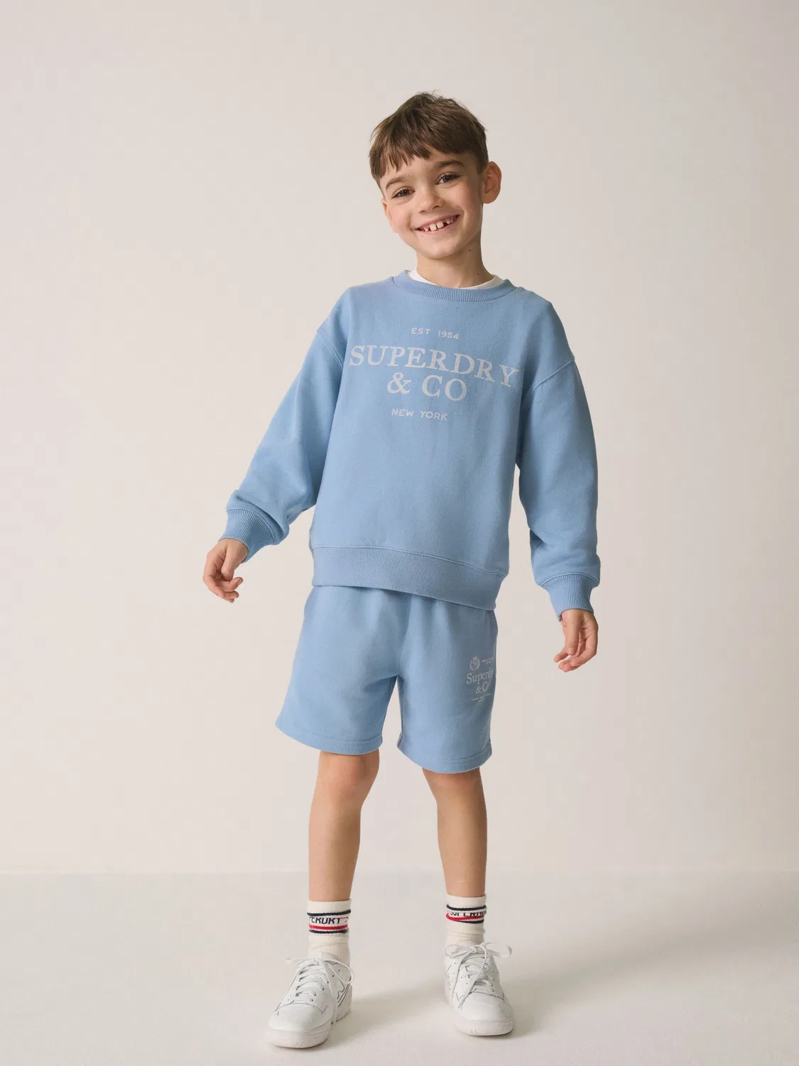 Спортивный костюм Superdry Light Blue, голубой — фото 2