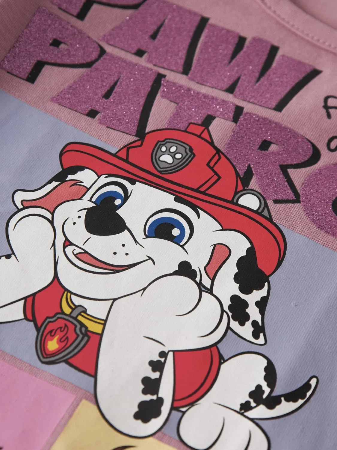 Лонгслив с объемными рукавами Paw Patrol Name It, лиловый — фото 2