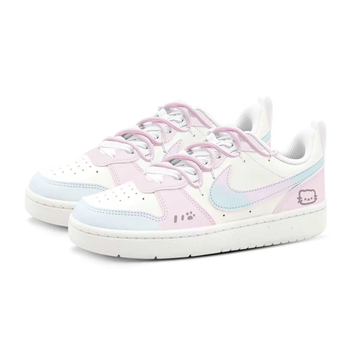 Кроссовки для скейтбординга Court Borough Kids, Nike, Pink — фото 4