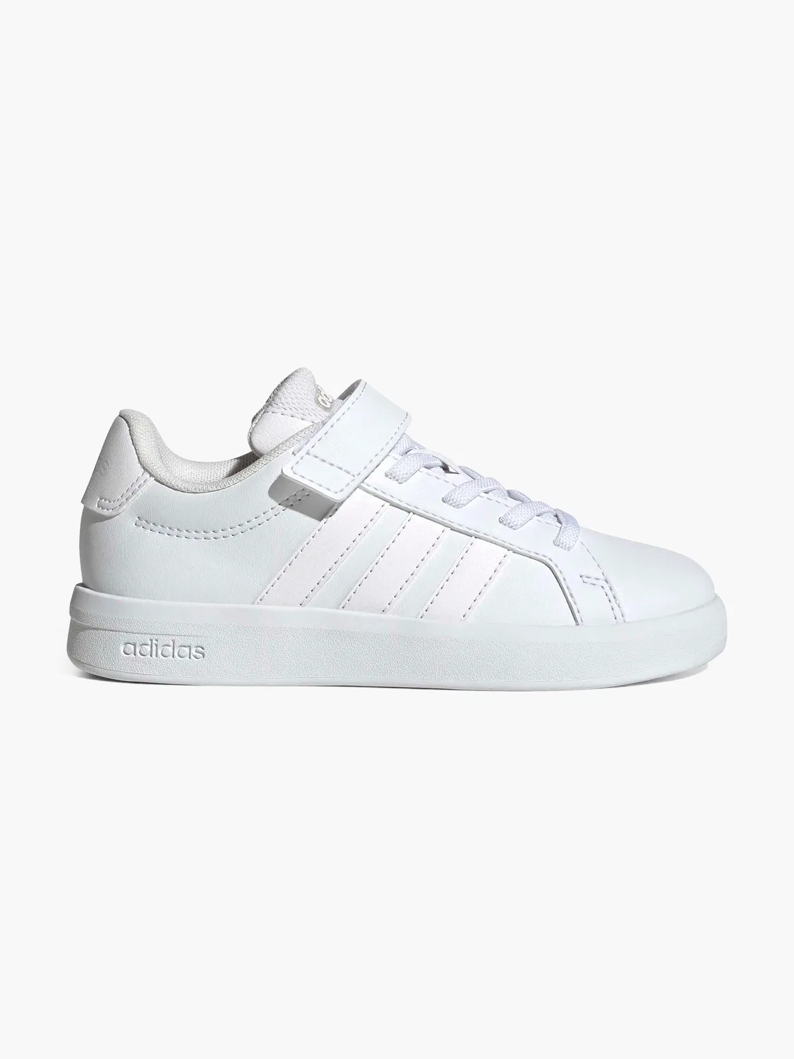 Детские кроссовки на липучках Adidas Grand Court 3.0 EL C, белый