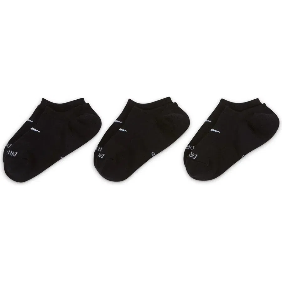 Женские носки с высокой посадкой Nike Everyday Plus Cushioned, 3 пары, Черный — фото 2