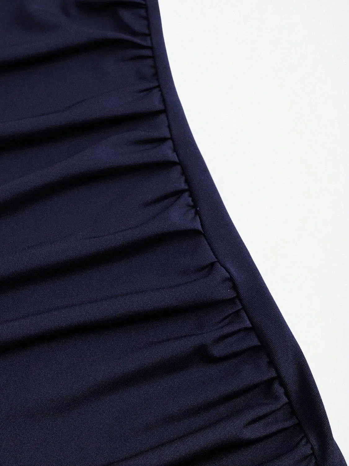 Женское элегантное макси-платье на бретелях с открытой спиной Royal Blue — фото 2