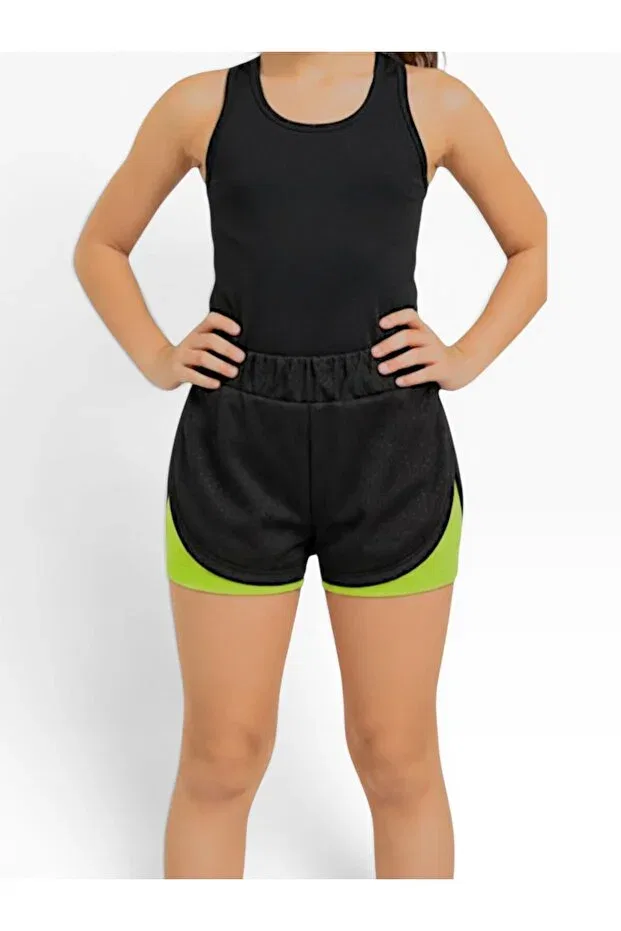 Детские шорты для девочек сетчатые She Can Wear, Green