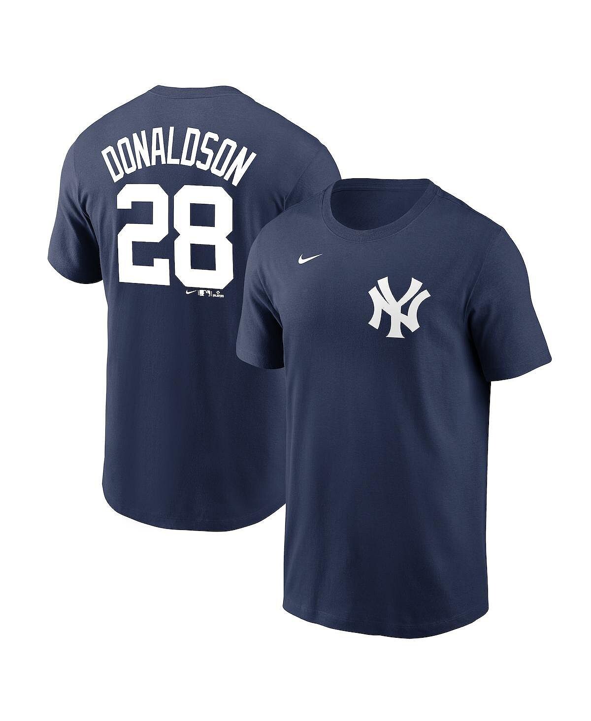 

Мужская футболка josh donaldson navy new york yankees с именем и номером Nike, синий