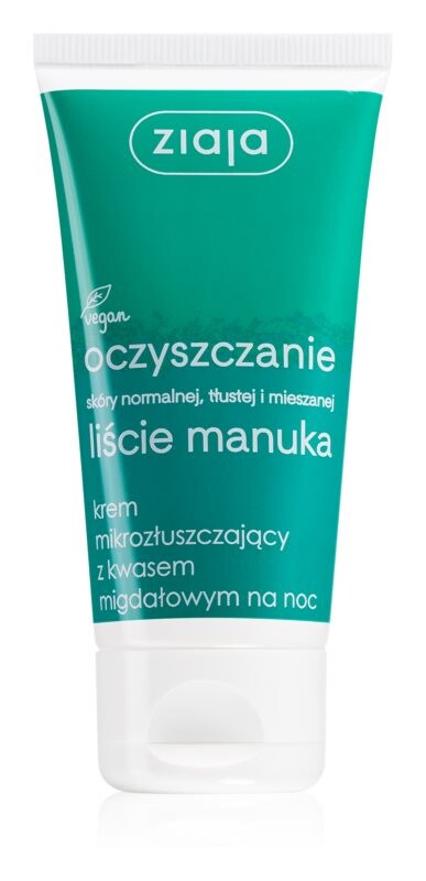 

Ночной крем с миндальной кислотой Ziaja Liście Manuka