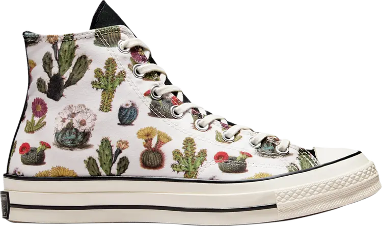 

Кроссовки Converse Chuck 70 High Succulents, кремовый, Бежевый, Кроссовки Converse Chuck 70 High Succulents, кремовый