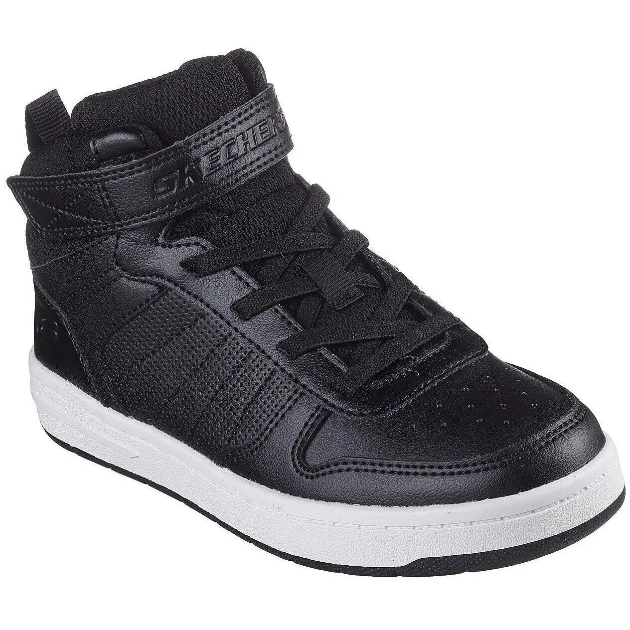 Детские кроссовки с принтом Smooth Street Skechers, Schwarz