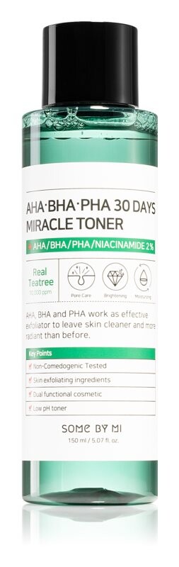 

Успокаивающий и увлажняющий тоник Some By Mi AHA∙BHA∙PHA 30 Days Miracle