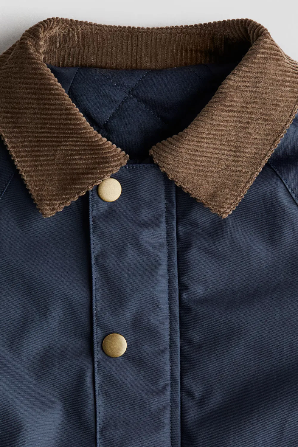 Пальто из вощеного хлопка H&M, Marineblau — фото 2