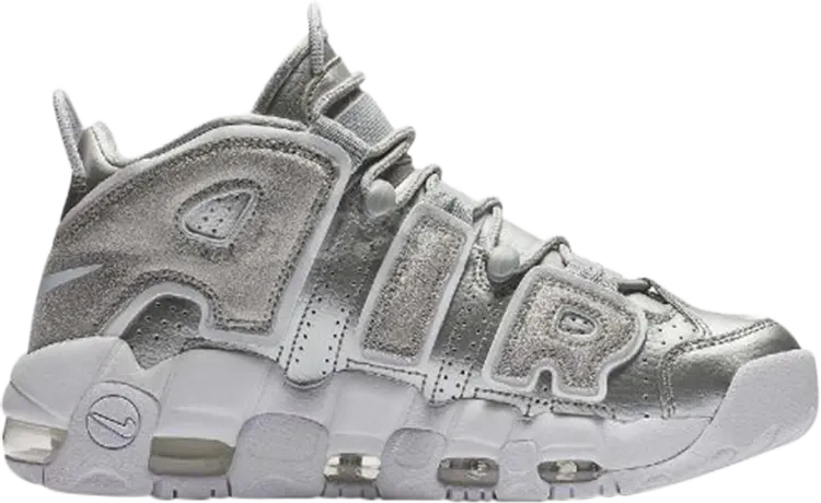 Кроссовки Nike Wmns Air More Uptempo 'Loud and Clear', серебряный — фото 2