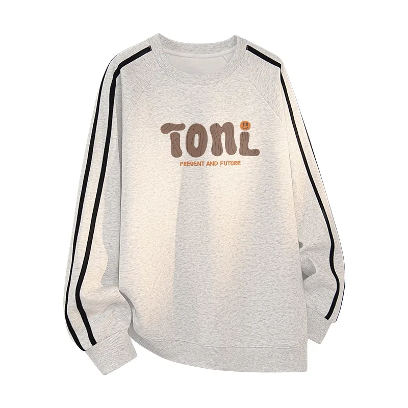 Детский свитшот с цветовыми блоками без рукавов Tonlion, White Gray