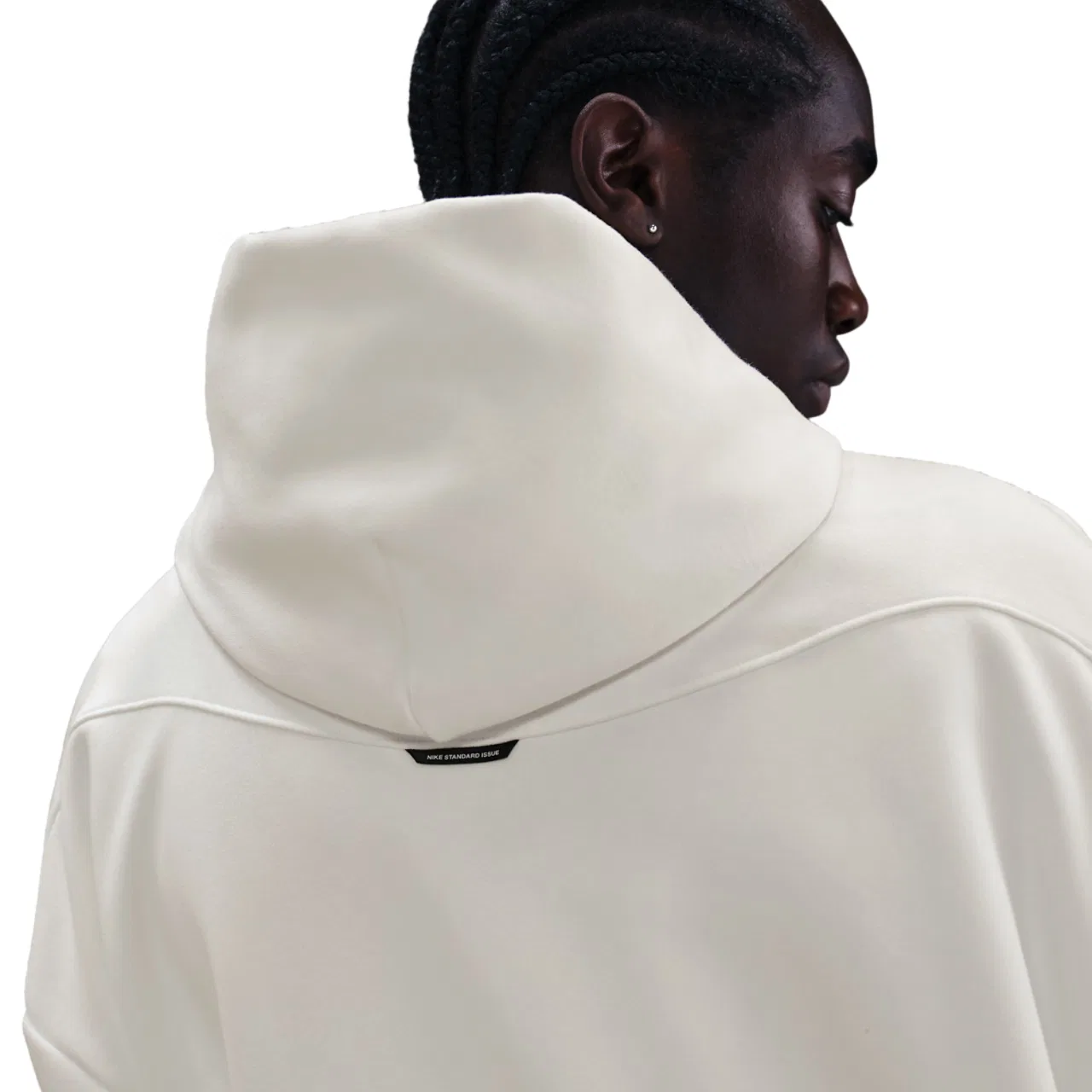 Мужское худи Standard Issue Nike, цвет Sail/Black — фото 2