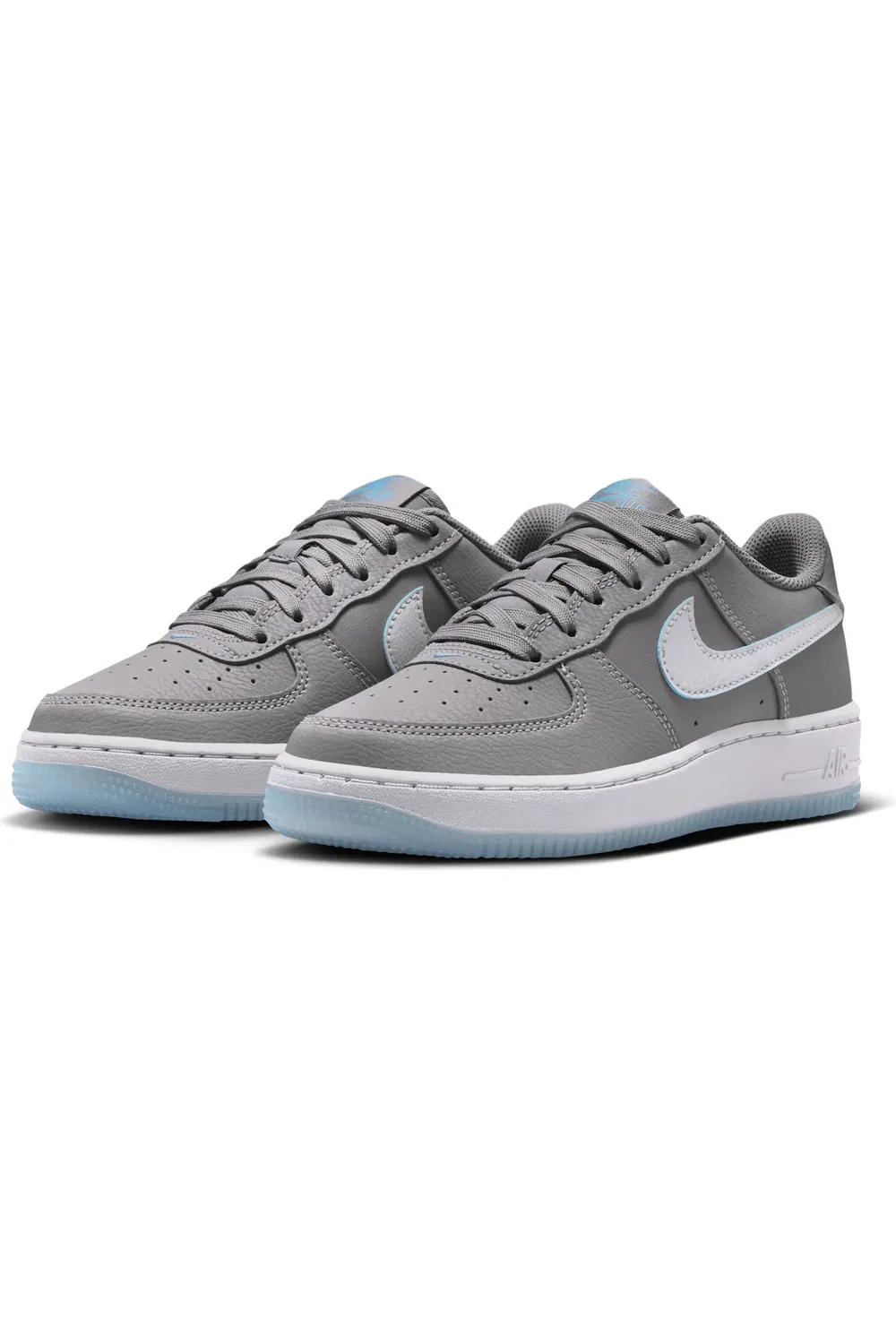 Детские кроссовки баскетбольные Air Force 1 SE Nike, Pencil Point/Blue/Wolf Grey