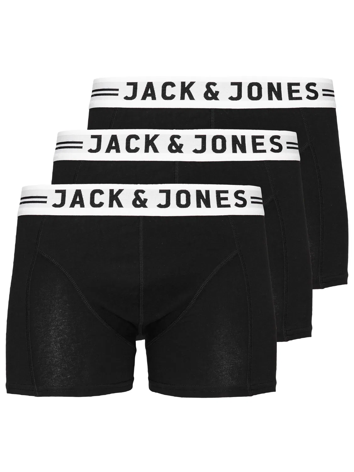 Трусы 3 шт., JACK & JONES Junior, черные