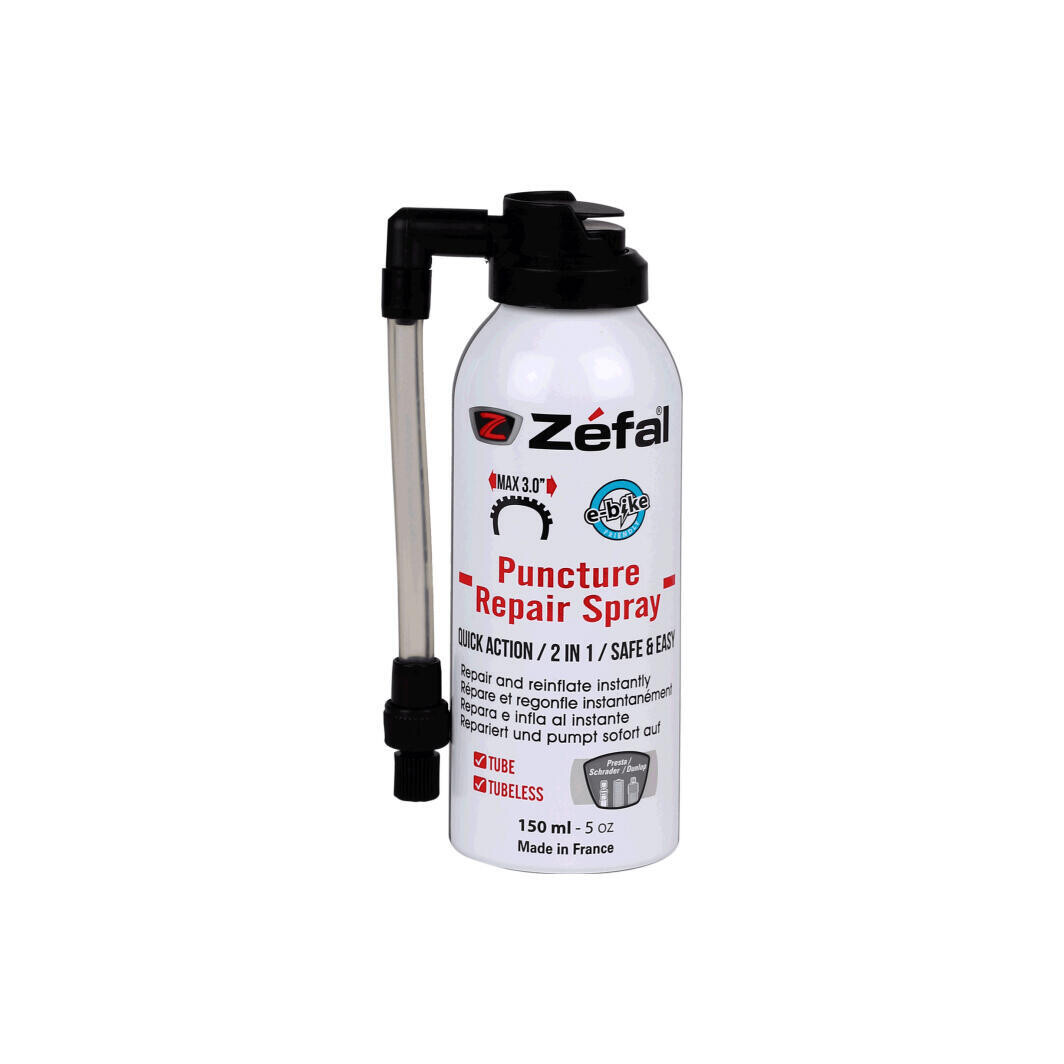 

Спрей Zefal Repair Spray для защиты от проколов 150мл, бело - черный