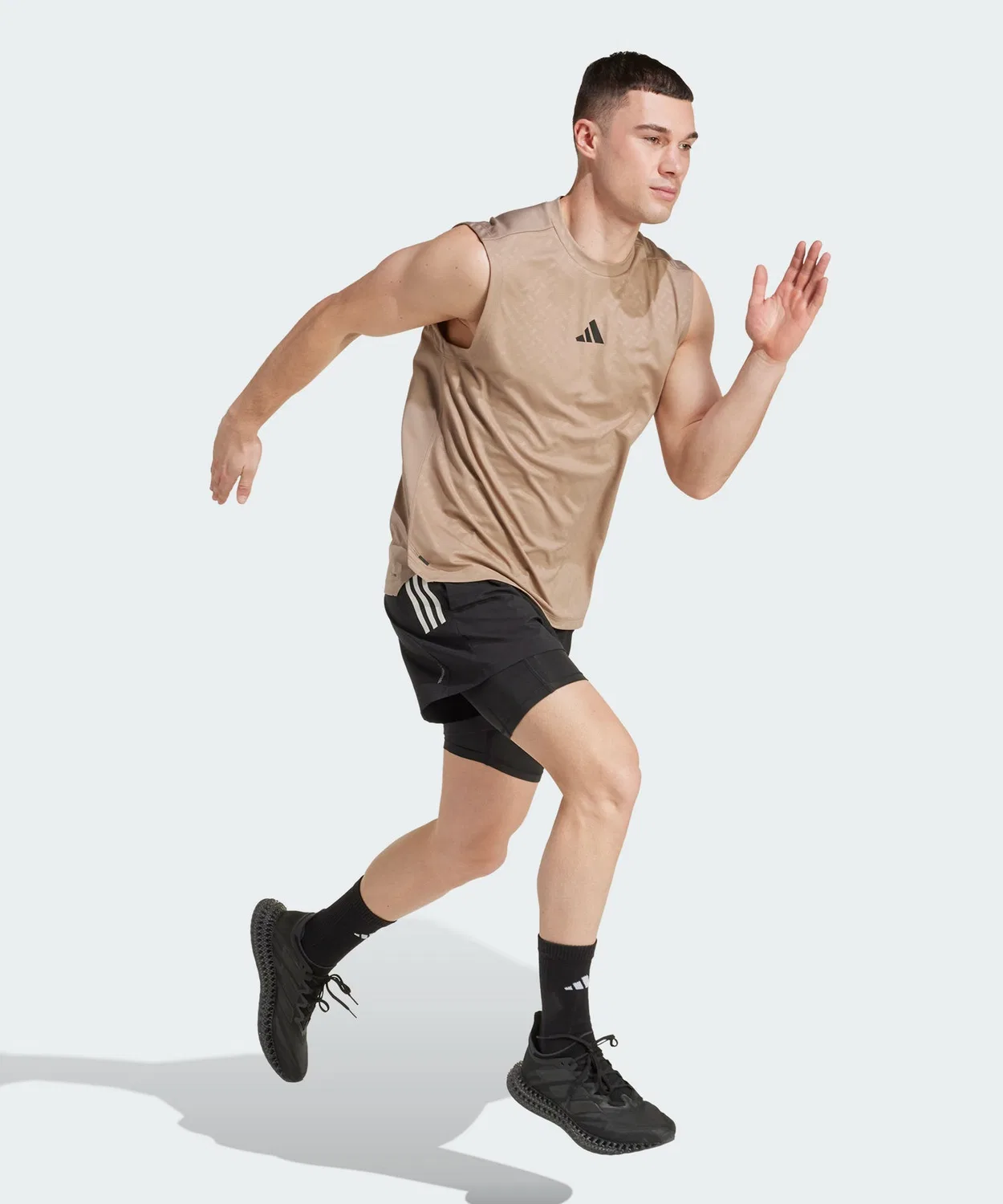 Мужской топ без рукавов Climacool Prime Lift Adidas, Brown — фото 3