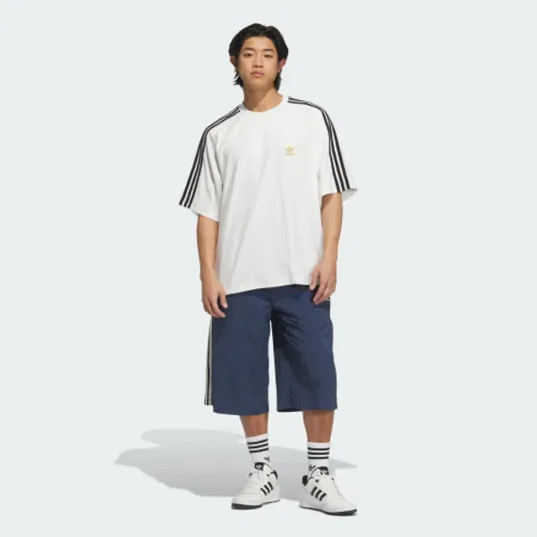 Шорты свободные капри Adidas, черный — фото 4