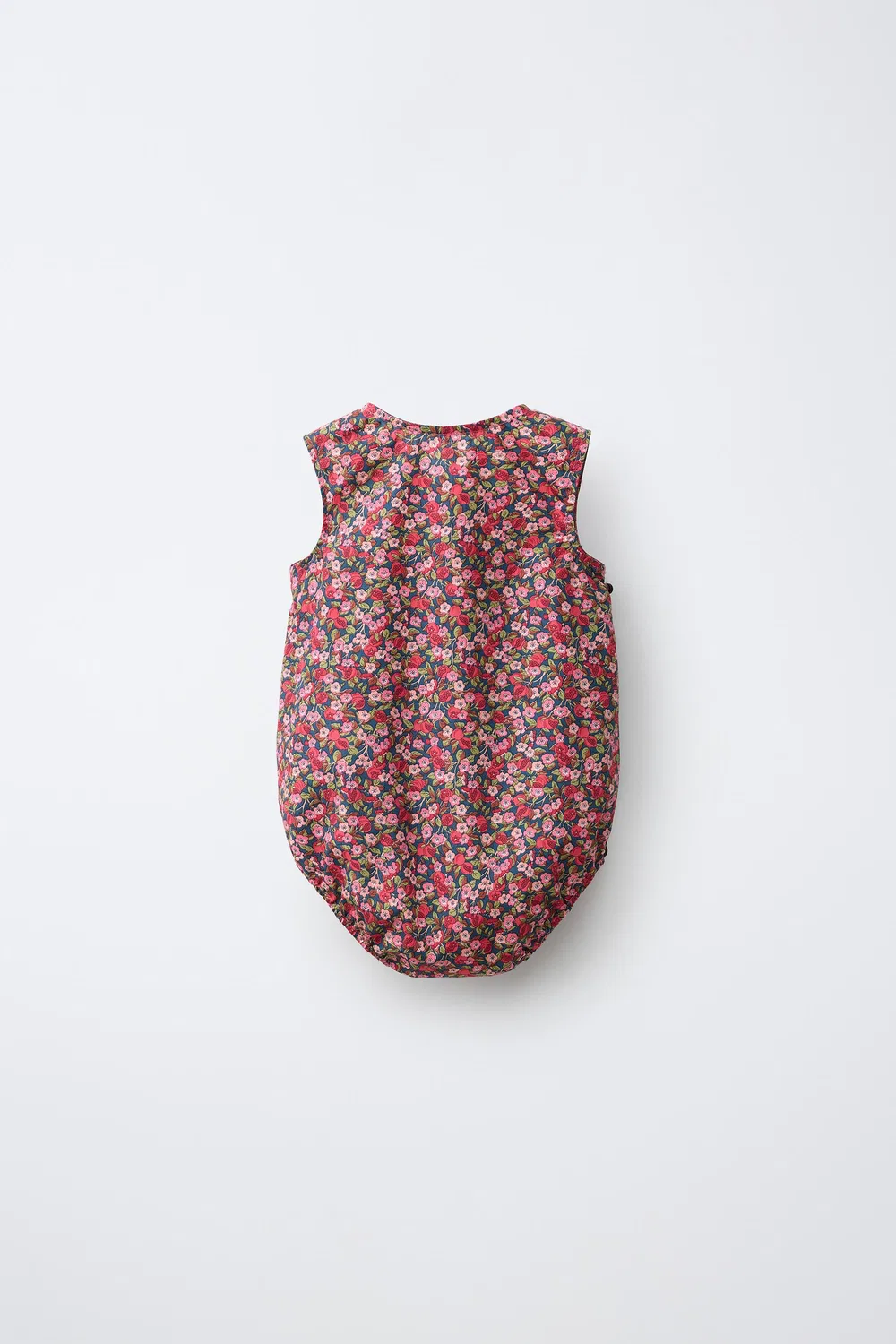 Комбинезон с цветочным принтом, изготовленный из ткани Liberty. ZARA, Pink — фото 2