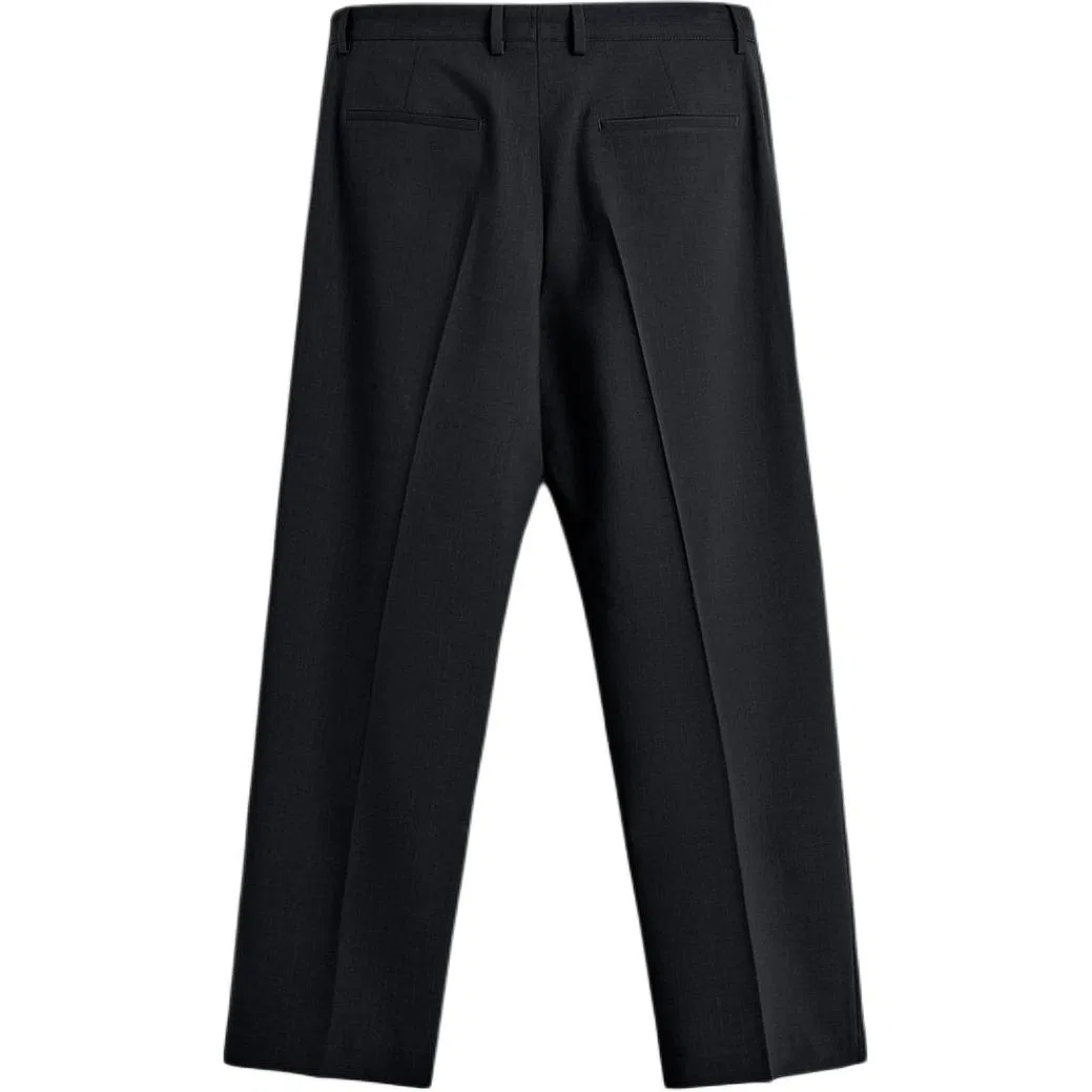 Мужские брюки классические с зауженным кроем Deep Sea Blue ZARA, Deep Sea Blue — фото 3