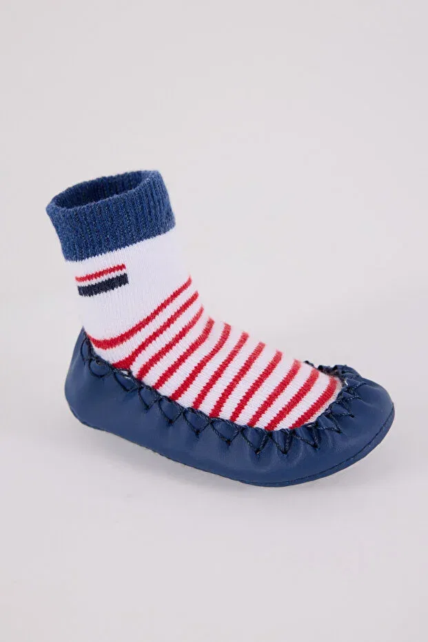 Детские носки для мальчиков хлопковые U.S. Polo Assn., White-Blue — фото 3