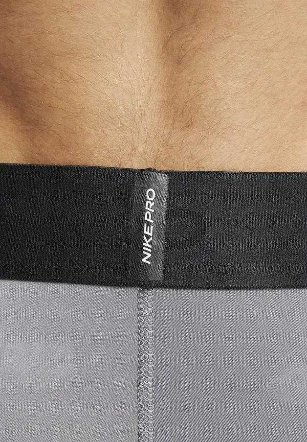Леггинсы дышащие Nike Performance Smoke Grey Black, черный/серый — фото 4