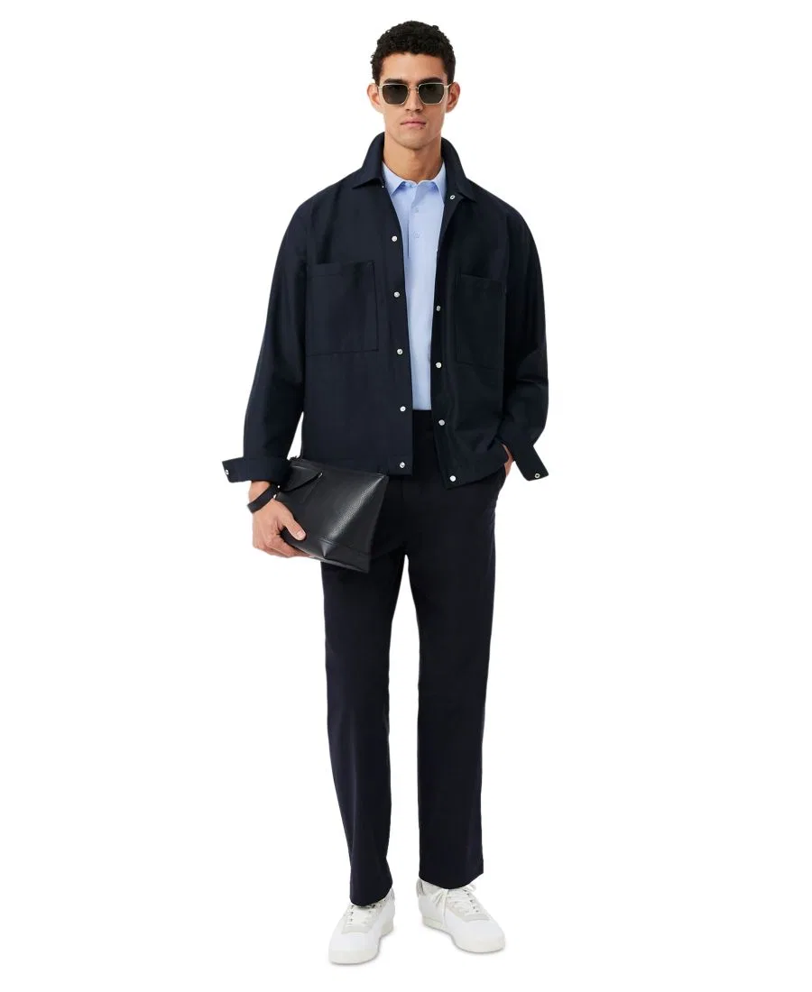 Поло для мужчин с защитой от ультрафиолета Lacoste, Pheonix Blue — фото 2