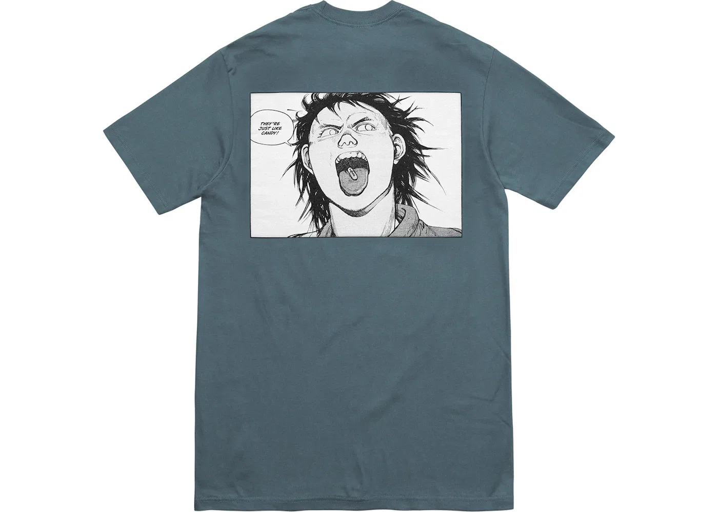 Мужская футболка с принтом AKIRA Pill Tee Supreme, сланцевый — фото 2