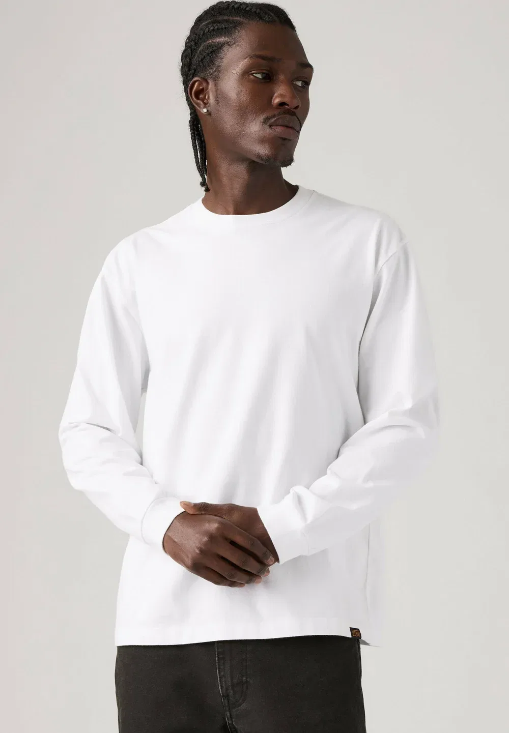 Футболка Ls workwear desert palm - толстовка Levi'S, Desert Palm - Whites — фото 4
