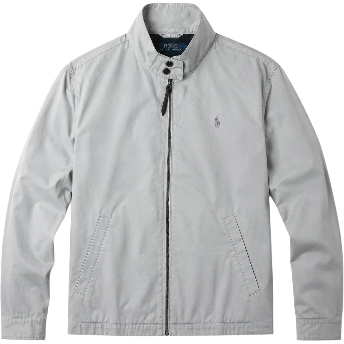 Мужская куртка с воротником-стойкой, прямого кроя, Polo Ralph Lauren, Gray