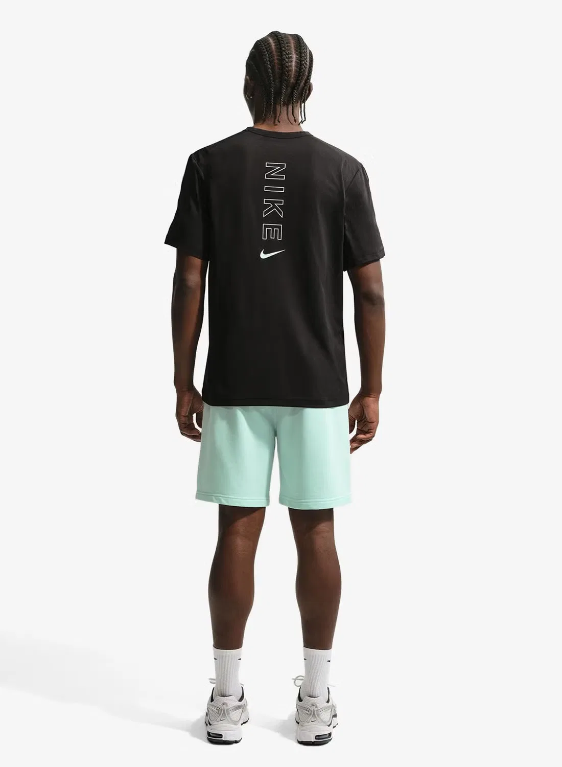 Футболка с принтом Nike NSW Club Series Dri-FIT, черный — фото 2